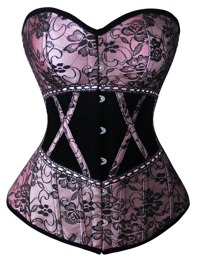 Corselet Full body girdle 30’s new satin dress suspenders burlesque vintage