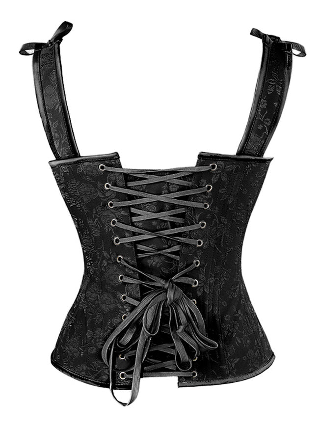 Jacquard Tie Waist Bustier Top curated on LTK