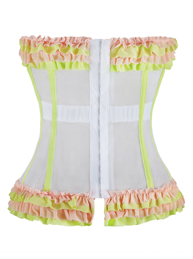 Cute Sweetheart Romantic Valentines Day Bridal Top Overbust Corset